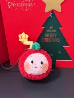 Crochet Christmas Figurine Gift Box – Artisan Tree, Peace Apple Set - Image 5