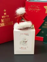 Crochet Christmas Figurine Gift Box – Artisan Tree, Peace Apple Set - Image 7