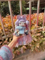 Crochet "Galaxy Drifter" Art Figurine – Merino Wool Amigurumi Collectible - Image 6