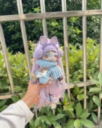 Crochet "Galaxy Drifter" Art Figurine – Merino Wool Amigurumi Collectible - Image 7