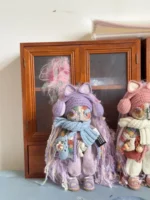 Crochet "Galaxy Drifter" Art Figurine – Merino Wool Amigurumi Collectible - Image 8