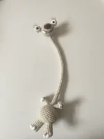 Crochet "Long-Neck Sloth" Figurine Charm – Funny "Noodle" Animal - Image 4