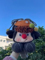 Crochet "Storybook Buddy" Bag – Soft Toddler Treasure Pouch - Image 5