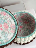 Crochet "Berry Mint Choco" Cake Storage Box – Decor & Birthday Gift - Image 2