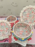 Crochet "Strawberry" Double-Tier Cake Box – Decor & Birthday Gift - Image 5