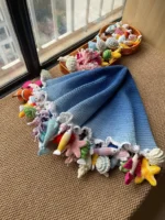 Crochet "Living Ocean" 2-in-1 Rug & Blanket – 3D Marine Life Sensory Playmat
