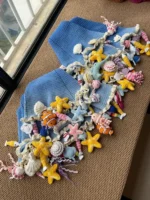 Crochet "Living Ocean" 2-in-1 Rug & Blanket – 3D Marine Life Sensory Playmat - Image 7