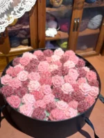 Crochet "Vintage Rose Garden" Blanket – Coquette Flower Throw & Decor