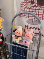 Crochet "Starlight Snoozer" Bag Charm – Fluffy Pajama Puppy & Kitty - Image 6