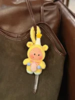 Crochet "Wish-Keeper Pony" Bag Charm – Fluffy Unicorn Star Plushie - Image 4