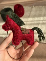 Crochet "Heritage Trotter" Bag Charm – 2026 Year of the Horse Lucky Gift - Image 8