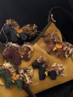 Crochet "Prosperity Pony" Bag Charm – 2026 Year of the Horse Wealth Amulet
