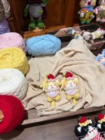 Crochet "Kitty Pastry" Bag Charm | Kawaii Cat Plush Keychain - Image 11