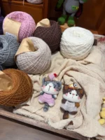 Crochet "Kitty Pastry" Bag Charm | Kawaii Cat Plush Keychain - Image 8