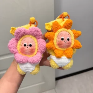 Crochet Sun & Flower Sprite Plush | Dopamine Bag Charms