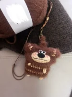 Crochet "Scruffy Pup" AirPods Case | Quirky Dog Earbud Pouch - Image 3