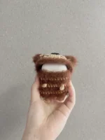 Crochet "Scruffy Pup" AirPods Case | Quirky Dog Earbud Pouch - Image 2