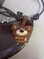 Crochet "Scruffy Pup" AirPods Case | Quirky Dog Earbud Pouch - Image 5