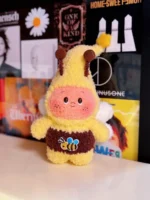 Crochet Bumblebee Plush Keychain | Quirky Bee Bag Charm - Image 2