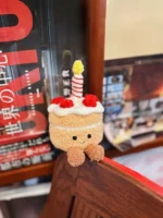 Crochet Birthday Cake | Quirky Bag Charm & Storage Box - Image 7