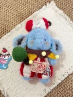 Knitted Circus Elephant Plush | Vintage Artisan Stuffed Animal
