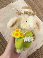 Knitted Spring Elephant Plush | Cottagecore Animal Stuffed Toy - Image 2