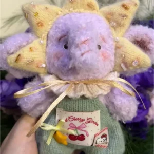 Knitted Star Elephant Plush | Artisan Celestial Animal Toy