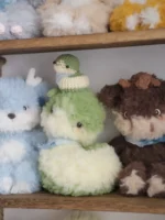 Crochet Fluffy Lunar Zodiac Plush | Posable Animal Heirloom Collection - Image 6