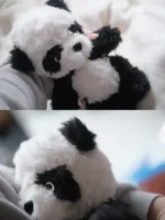 Crochet Fluffy Baby Panda Plush | Cloud-Soft Panda Cub Animal Toy - Image 6