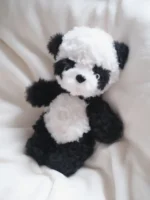 Crochet Fluffy Baby Panda Plush | Cloud-Soft Panda Cub Animal Toy