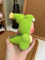 Crochet Crybaby Dinosaur Plush | Star Baby Dino Bag Charm - Image 4