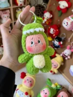 Crochet Crybaby Dinosaur Plush | Star Baby Dino Bag Charm - Image 5