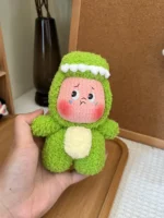Crochet Crybaby Dinosaur Plush | Star Baby Dino Bag Charm - Image 6